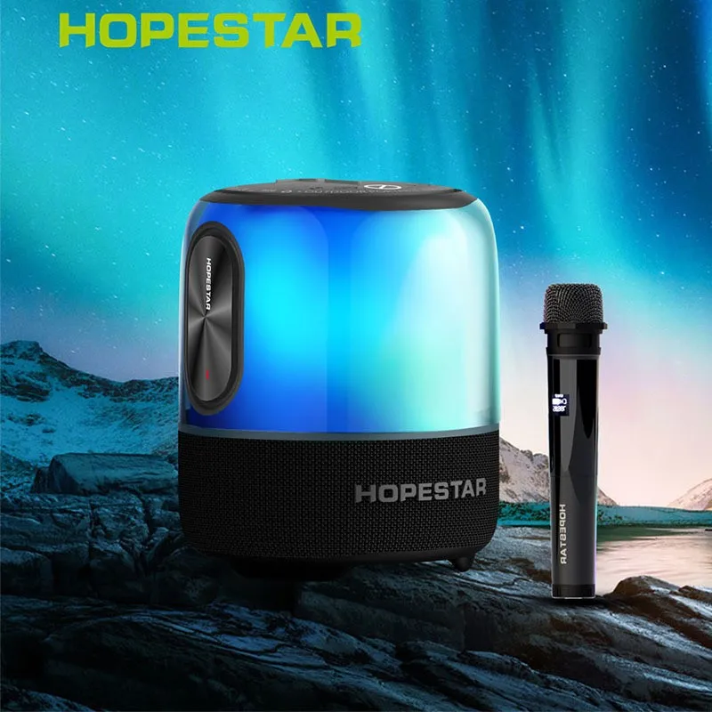 New Hopestar 60w Wireless Bluetooth Speakers High Quality Subwoofer Sound Box Portable Big Boombox Powerful Audio Center Lights