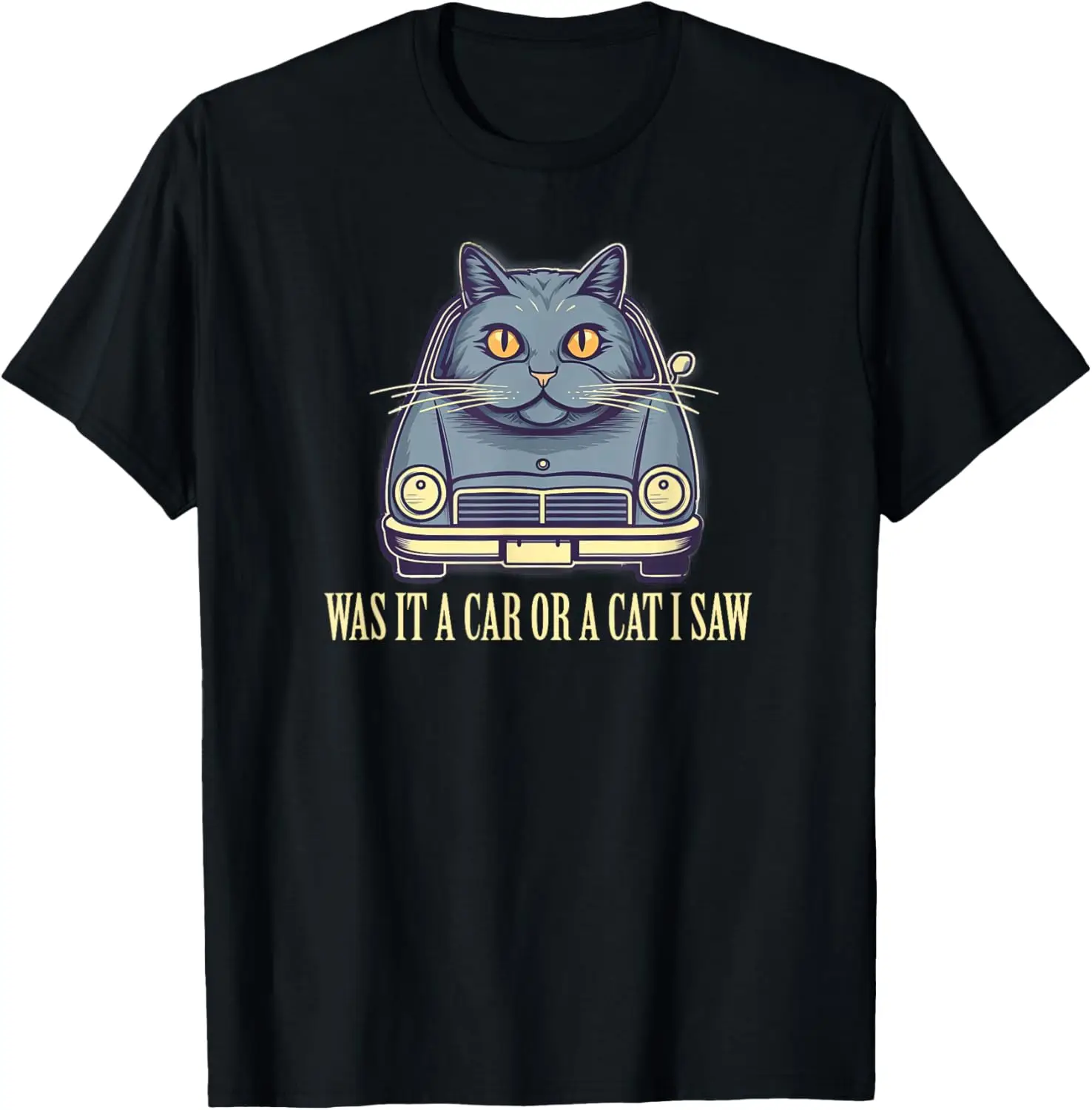 A Funny Palindrome - Was it a Car or a Cat I Saw? T-Shirt