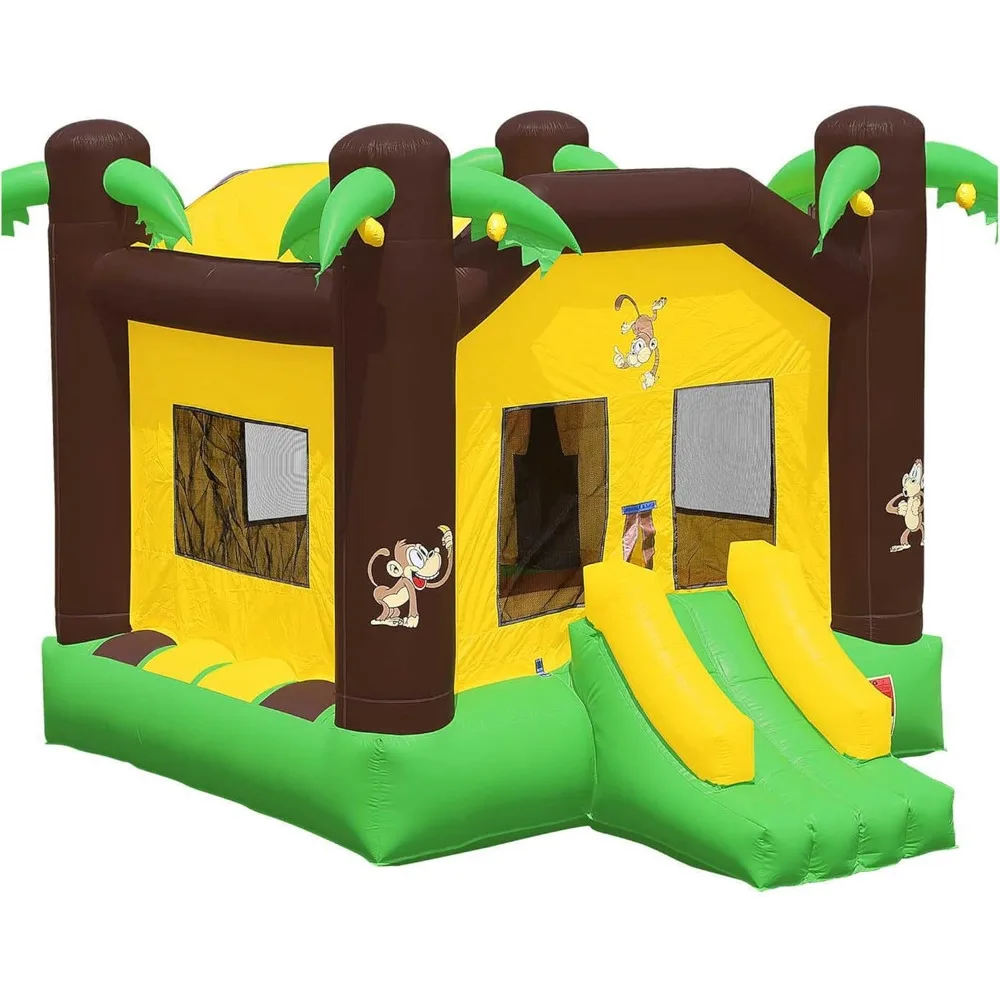 Commercial Grade Bounce House 100% PVC Jungle Jumper Inflatable Only, Amusement Park