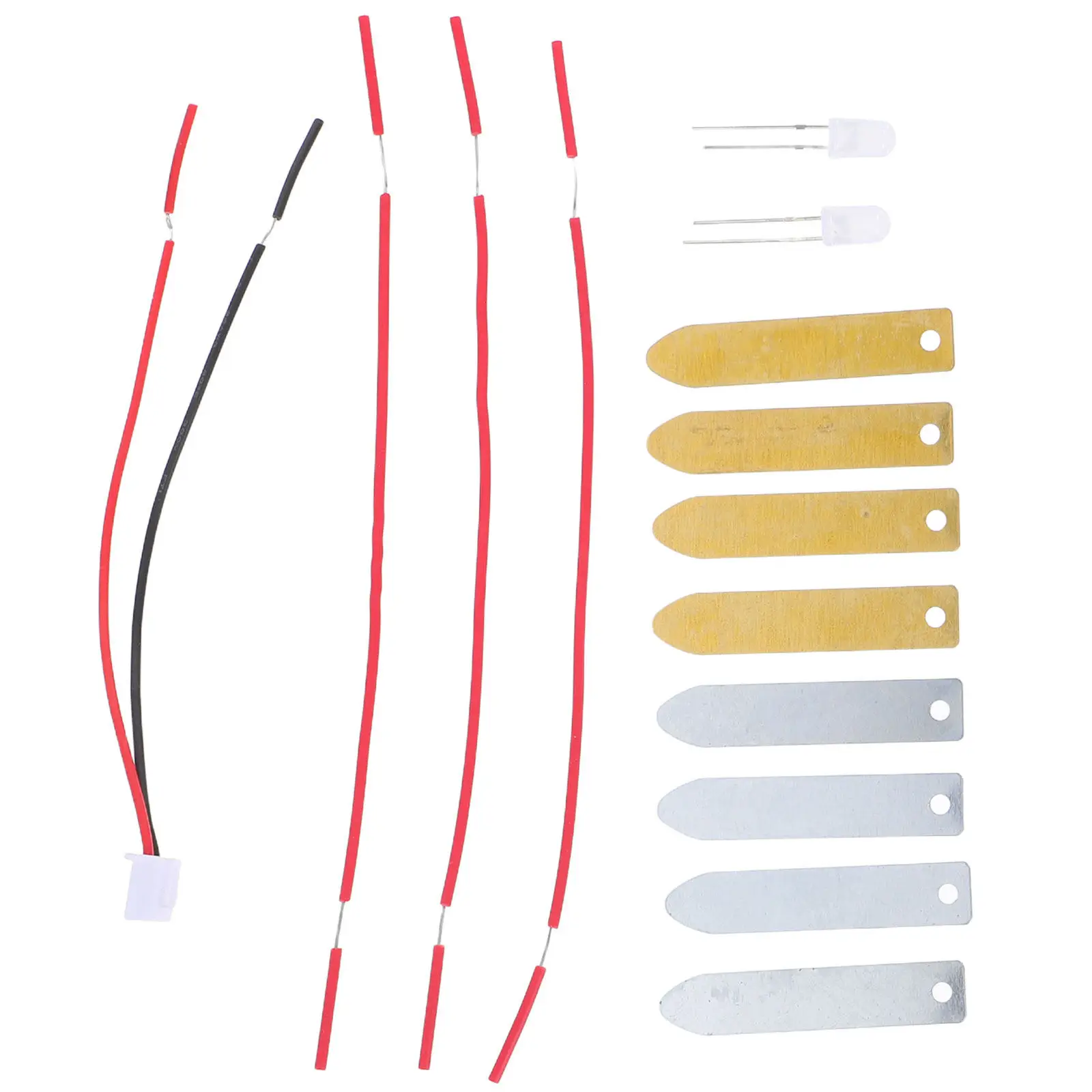 1Set DIY Fruit Battery Science Experiment Kit Orange Physics Electricity Learning Set Stem Circuit Educational Project for Kids