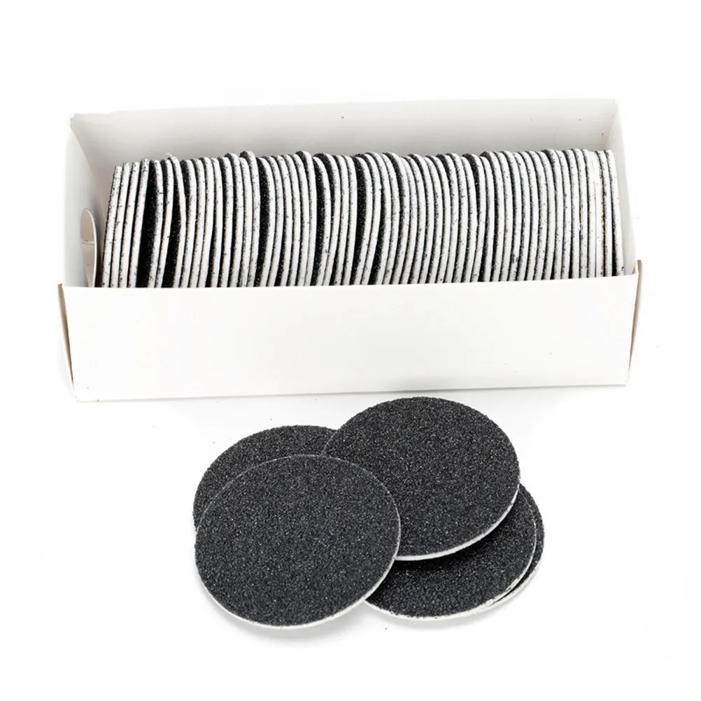 60Pcs Callus Grinding Discs for Electric Foot File Replacement Sandpaper Discs Disposable Easy Remove Dead Skin Hard Callouses