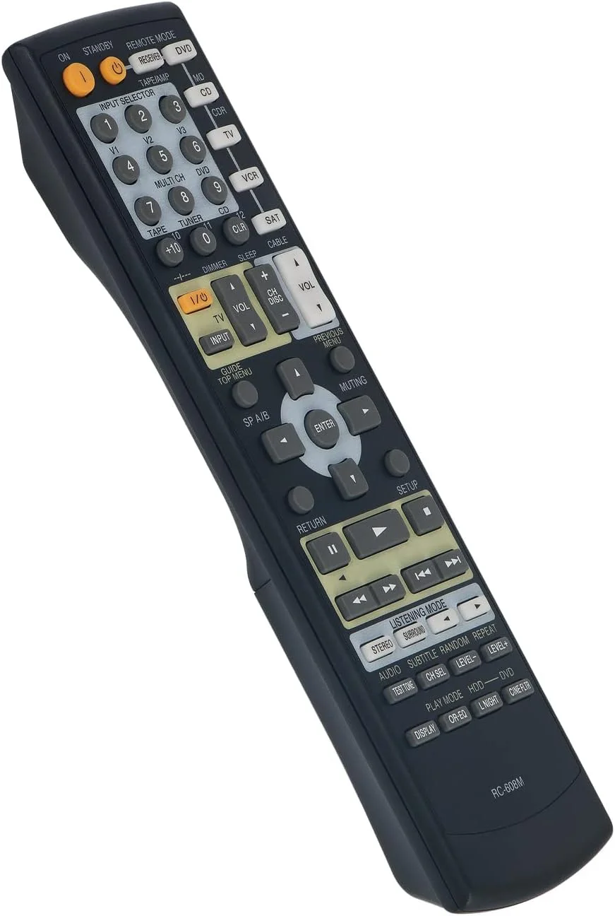 Control remoto RC-608M para receptor AV Onkyo HT-R530 HT-S780 SKB-530 SKW-530 SKF-530F SKC-530C SKM-530S HTS780S RC608M