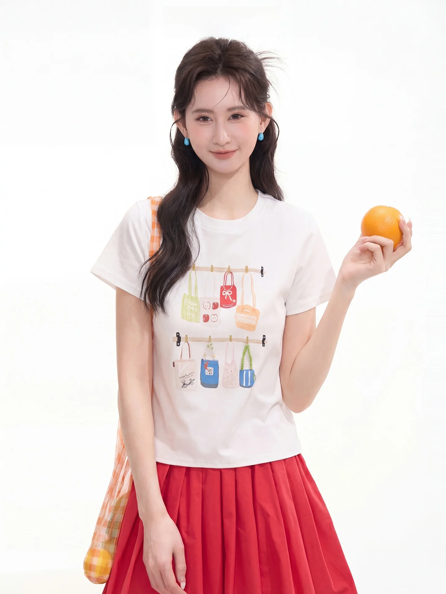 

Летняя женская футболка Heme Shop с принтом, коротким рукавом, приталенного кроя, укороченная, повседневная, хлопковая, с круглым вырезом и карманом