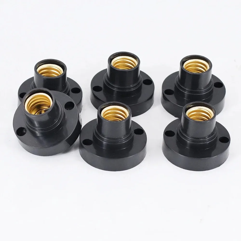 

10PCS High Quality New Screw Lamp Base E14 Lamp Holder Socke Base Light Bulb Socket Holder Adapter Lamp Durable