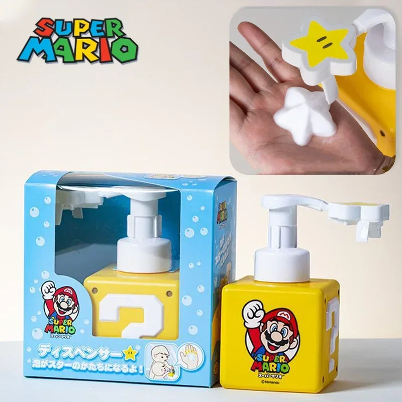 

Marios Bros Soap Dispenser Anime Hand Sanitizer Container Bathroom Wash Storage Bottle Lotion Dispenser Refillable Bottles gift
