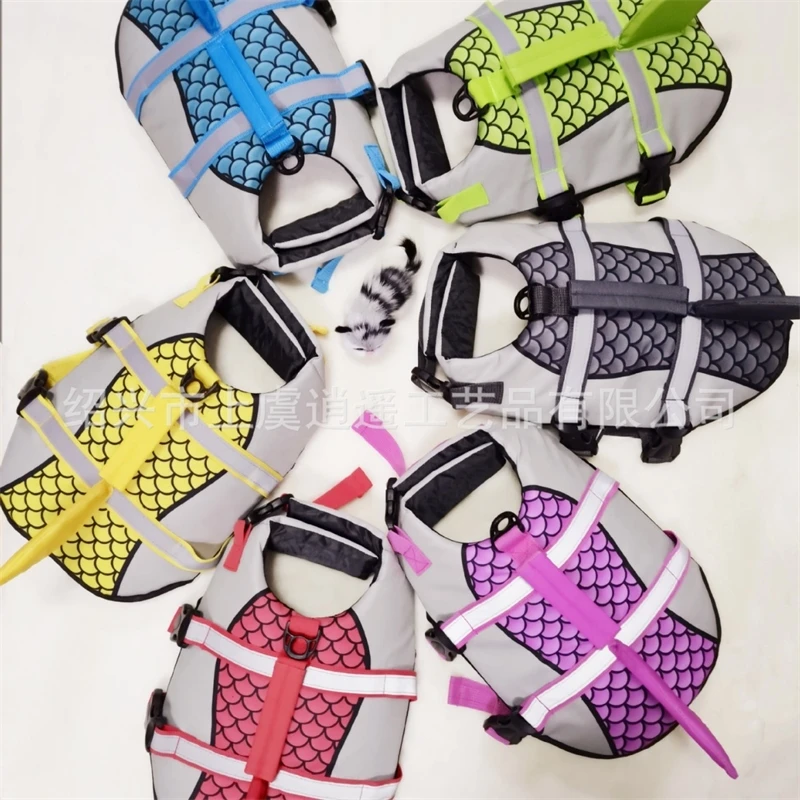 

Спасательный жилет для собак, жилет, регулируемый купальник, защитный плавучий костюм для маленьких, средних и больших собак, летнее снаряжение для плавания на открытом воздухе