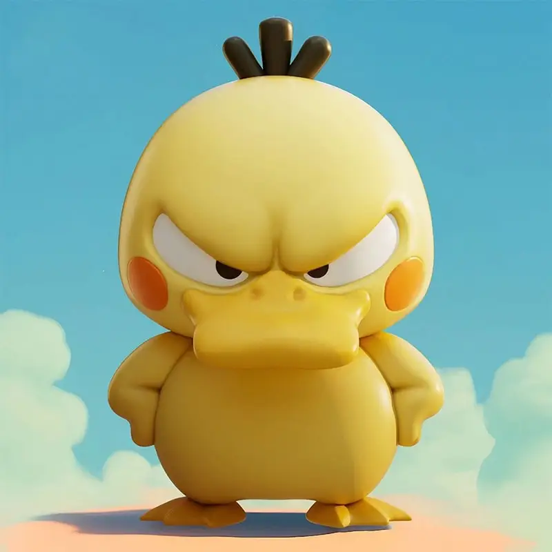 لعبة نموذج شخصية دراغون بول ، شكل خلية Psyduck Cos الطرفية ، زخارف سطح المكتب اللطيفة ، ديكور الغرفة ، هدية عيد ميلاد