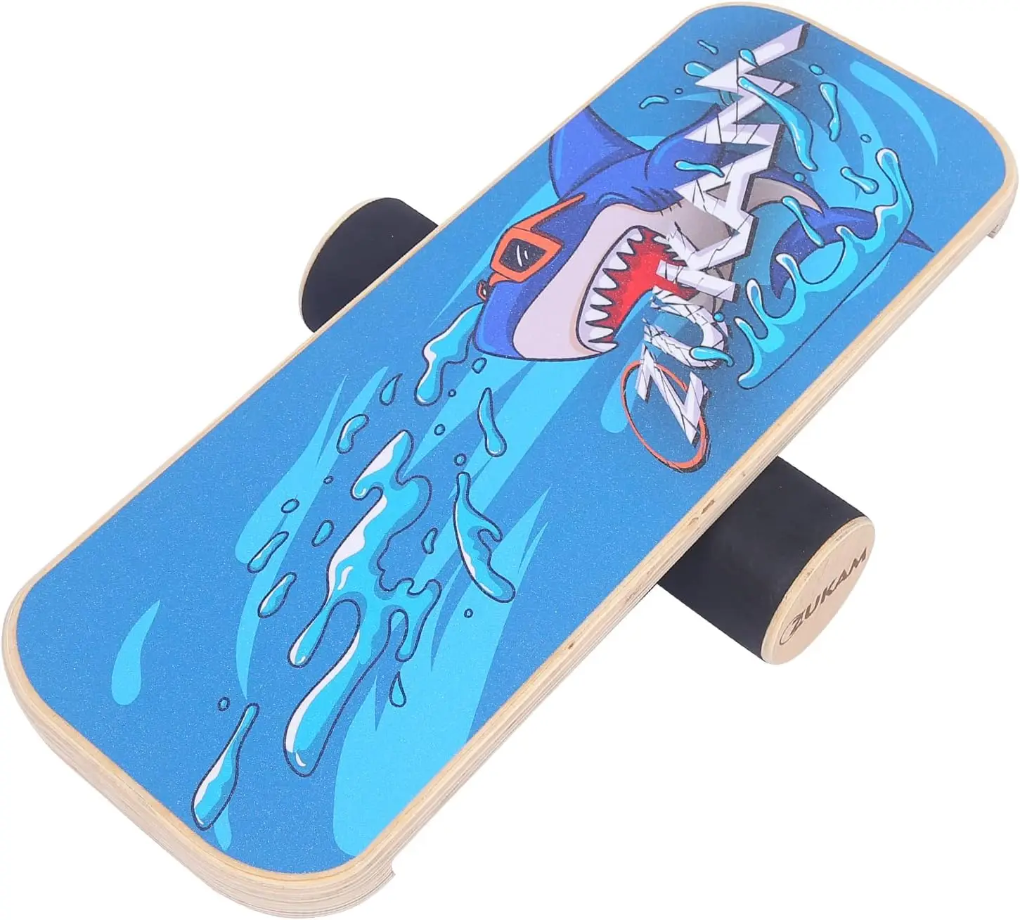 

Wooden Balance Board Trainer with Workout Guide, Build Core Stability for Skateboard, Hockey, Snowboard & Surf Training