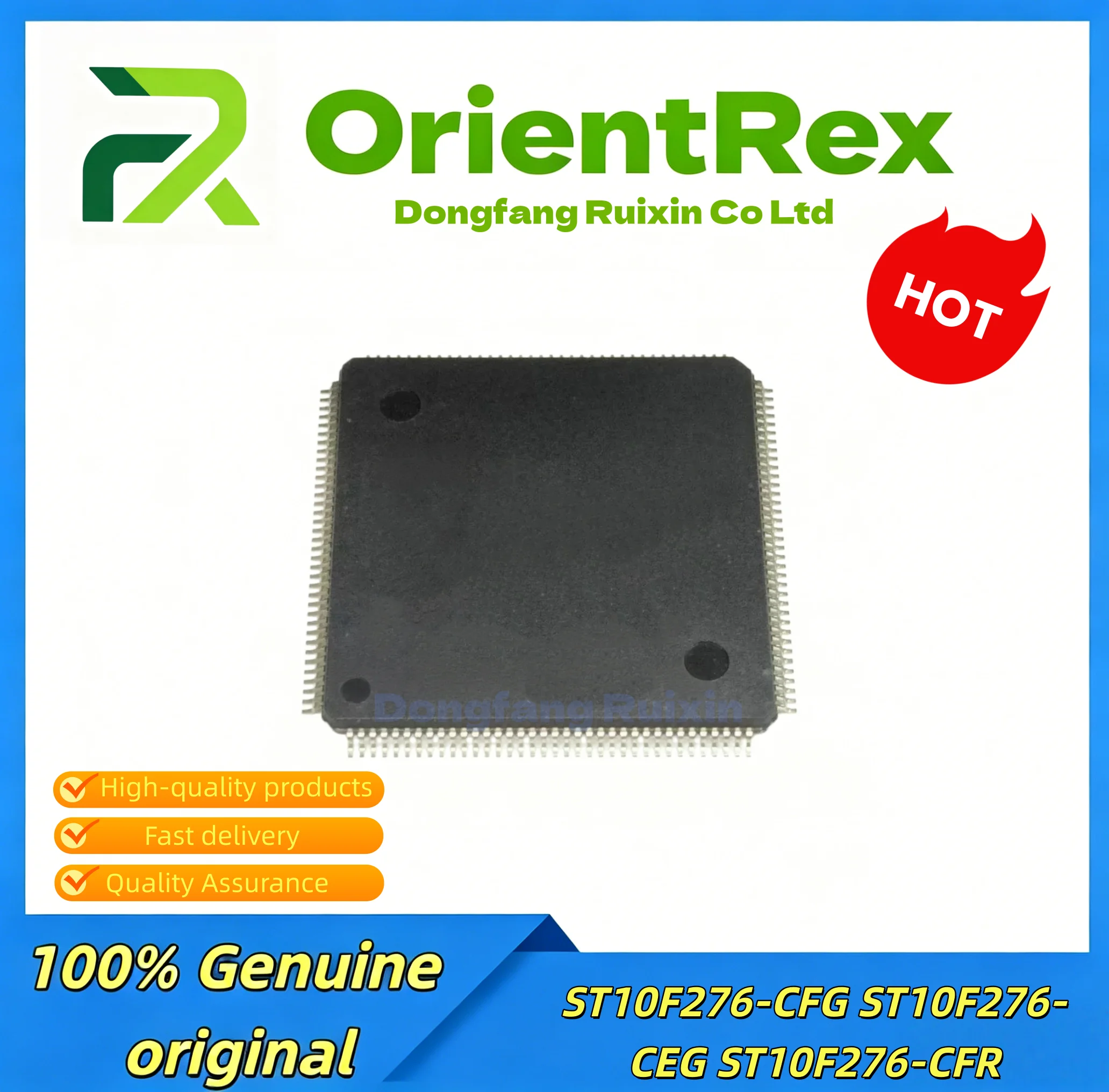 (1piece)100% New ST10F276-CFG ST10F276-CEG ST10F276-CFR ST10F276 QFP-144 Chipset