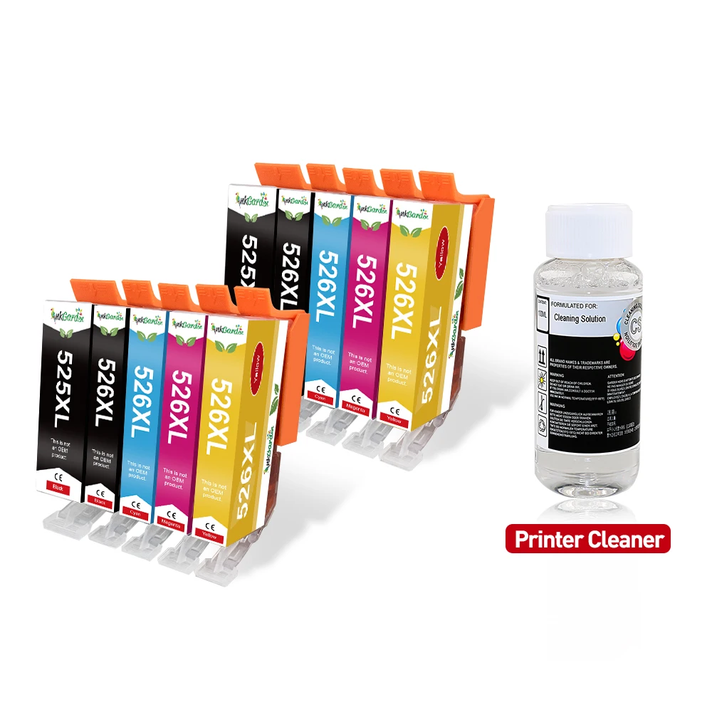 525 526 Ink Cartridge For Canon PGI525 CLI526 XL Compatible PIXMA IP4850 IP4950 IX6550 MG5150 MG5250 MG5350 Printer