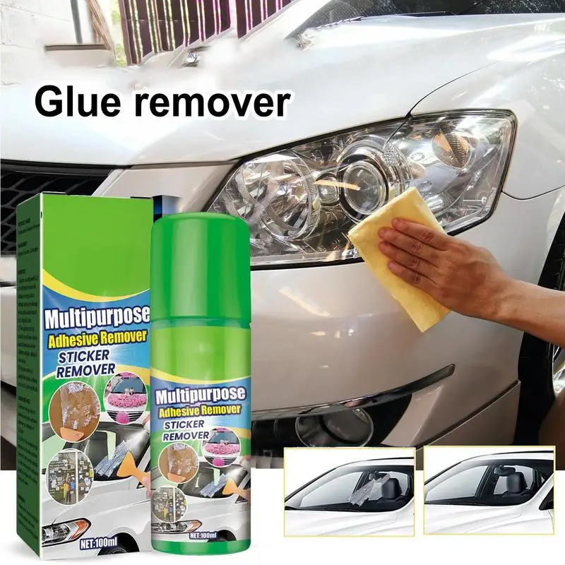 Portable Adhesive Removal Spray 100ml Sticker Glue Remover Agent For Tape Gum Grease Tar Car Detailing Novelty Auto Supplies