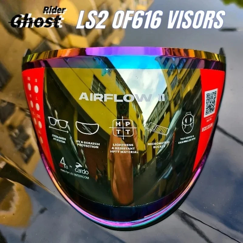 

ГОРЯЧИЙ для LS2 OF616 AIRFLOW II полушлем, оригинальные линзы OF-MHR-110, козырьки, шлем LS2, солнцезащитные очки, аксессуары для шлема