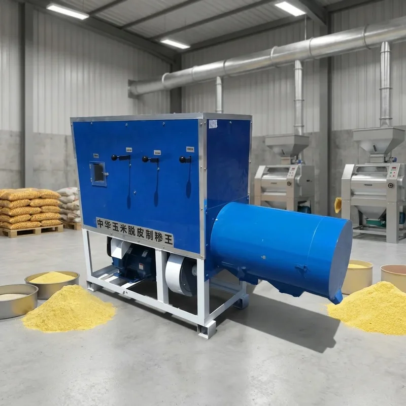 Electric Flour Milling Machine 220V/380V 300Kg/H Small Scale Corn Grits Wheat Maker Factory New