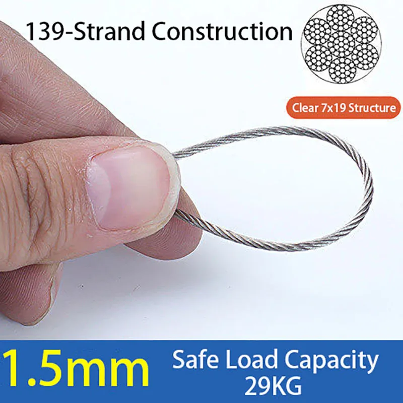 Immagine 5: Filo in Acciaio Inossidabile 304 1mm/1.2mm/1.5mm/2mm/2.5mm/3mm/4mm/5mm/6mm/8mm/10mm/12mm/14mm/16mm/18mm/20mm