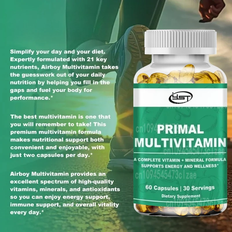 

Multivitamin for Men and Women - Boost Energy, Strengthen The Immune System and Improve Everyday Performance Supplement