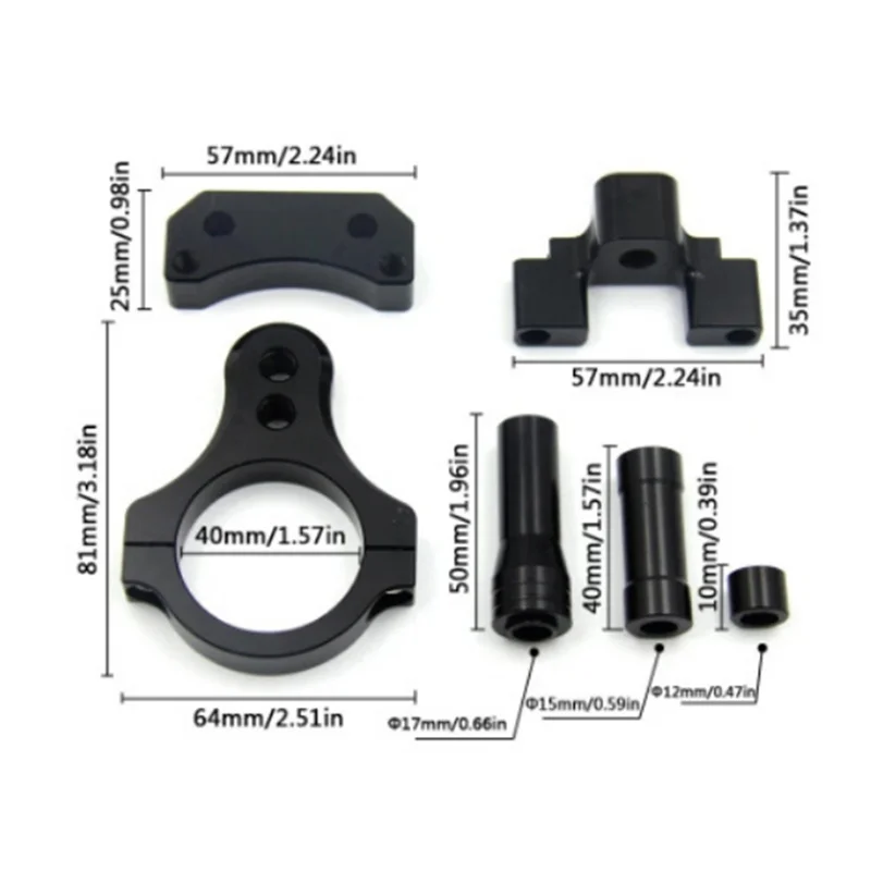 ل R3 R25 دراجة نارية التوجيه المثبط التوجيه استقرار قوس التبعي #5