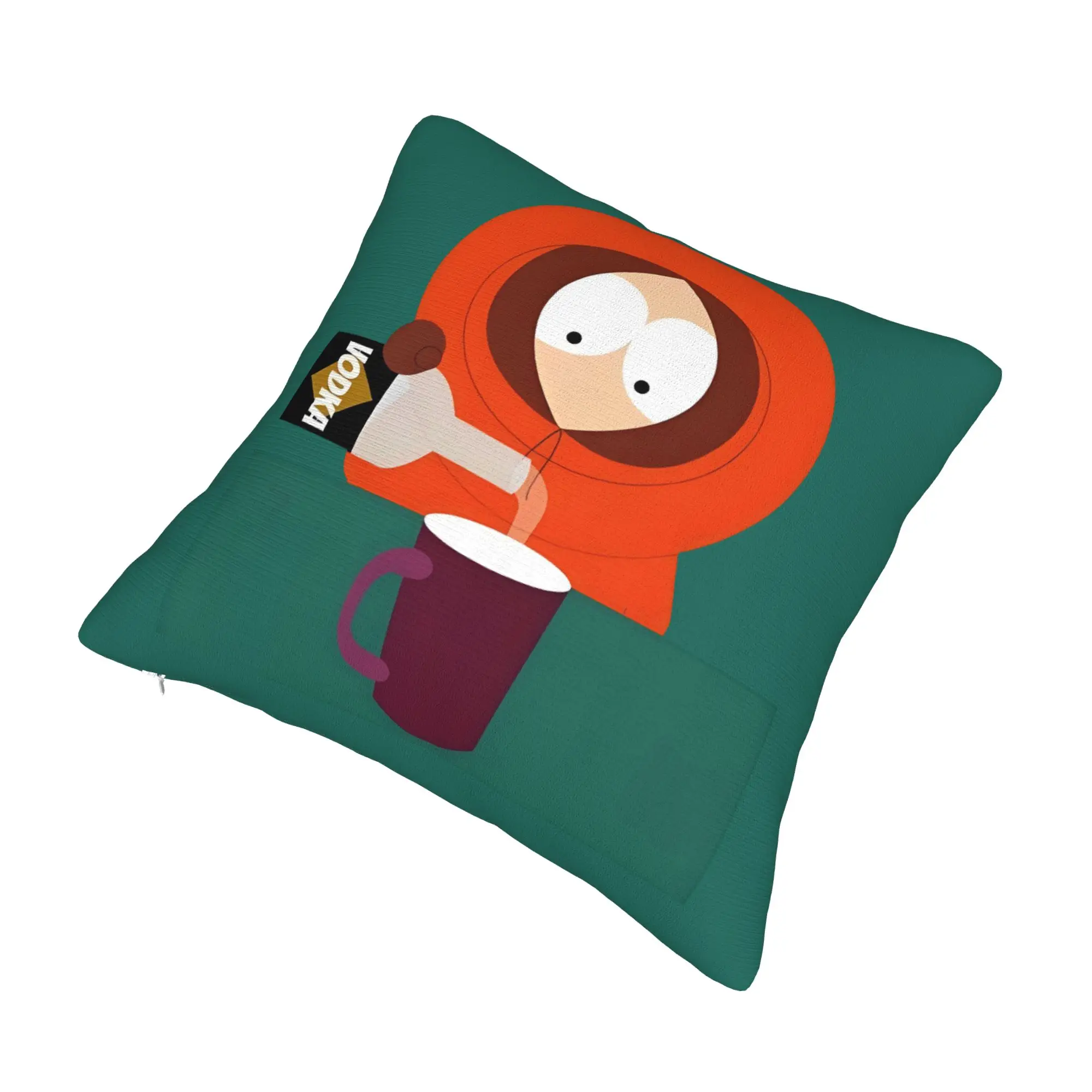Kenny McCormick Cushion Cover 45x45cm Cartoon South Parks Soft Luxury Pillow Cases for Car Sofa