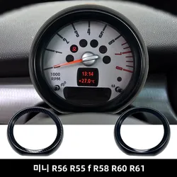 Nero lucido interno anteriore contagiri copertura adesivo Car-Styling Auto accessori interni per Mini Cooper R55 R56 R58 R60 R61