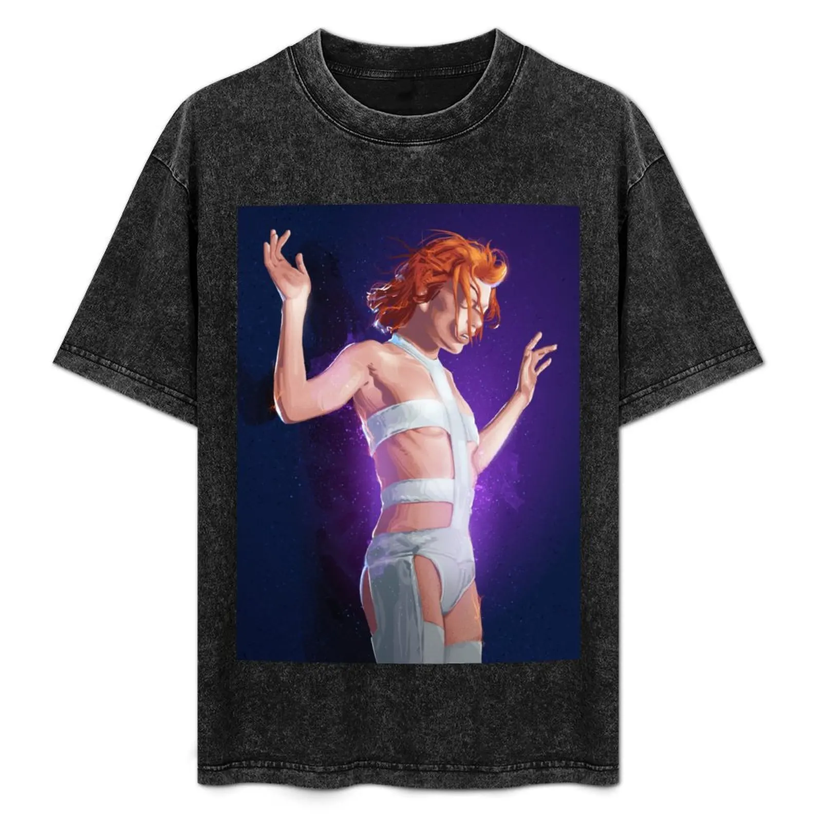 

Футболка Leeloo, топы больших размеров, корейские модные забавные подарки, мужские футболки с рисунком, большие и высокие