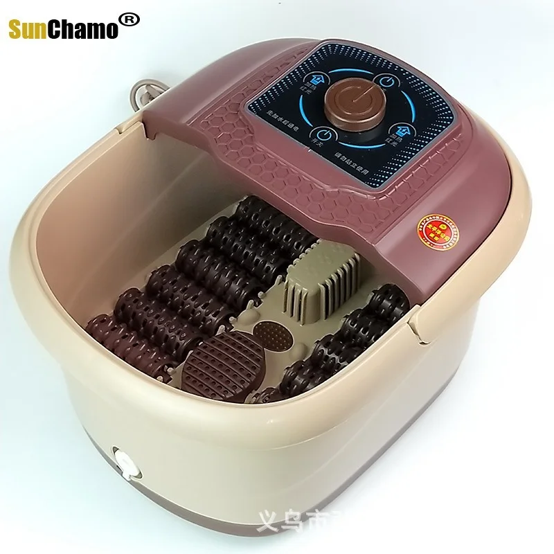 Sunchamo Household Foot Massage Bathtub Adult Bath Soaking Steam Electric Heating Heated Thermostat Pedicure Tub Pedicure Bath