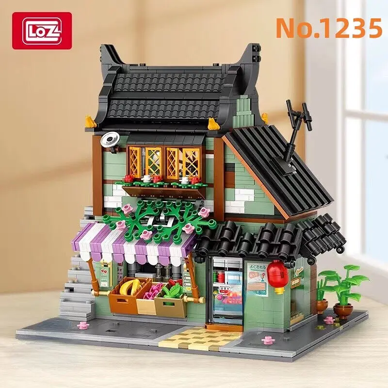 LOZ mini Blocks Teens Building Bricks Toys  Puzzle Japanese Architecture Home Decor Women Men Gift 1234 1235 1236