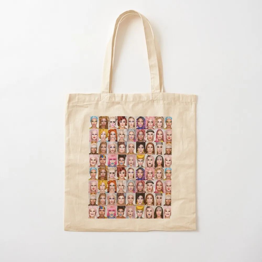 

The most powerful and iconic Rupaul Drag Race Queens Print Tote Bag great bag Canvas Tote Bag