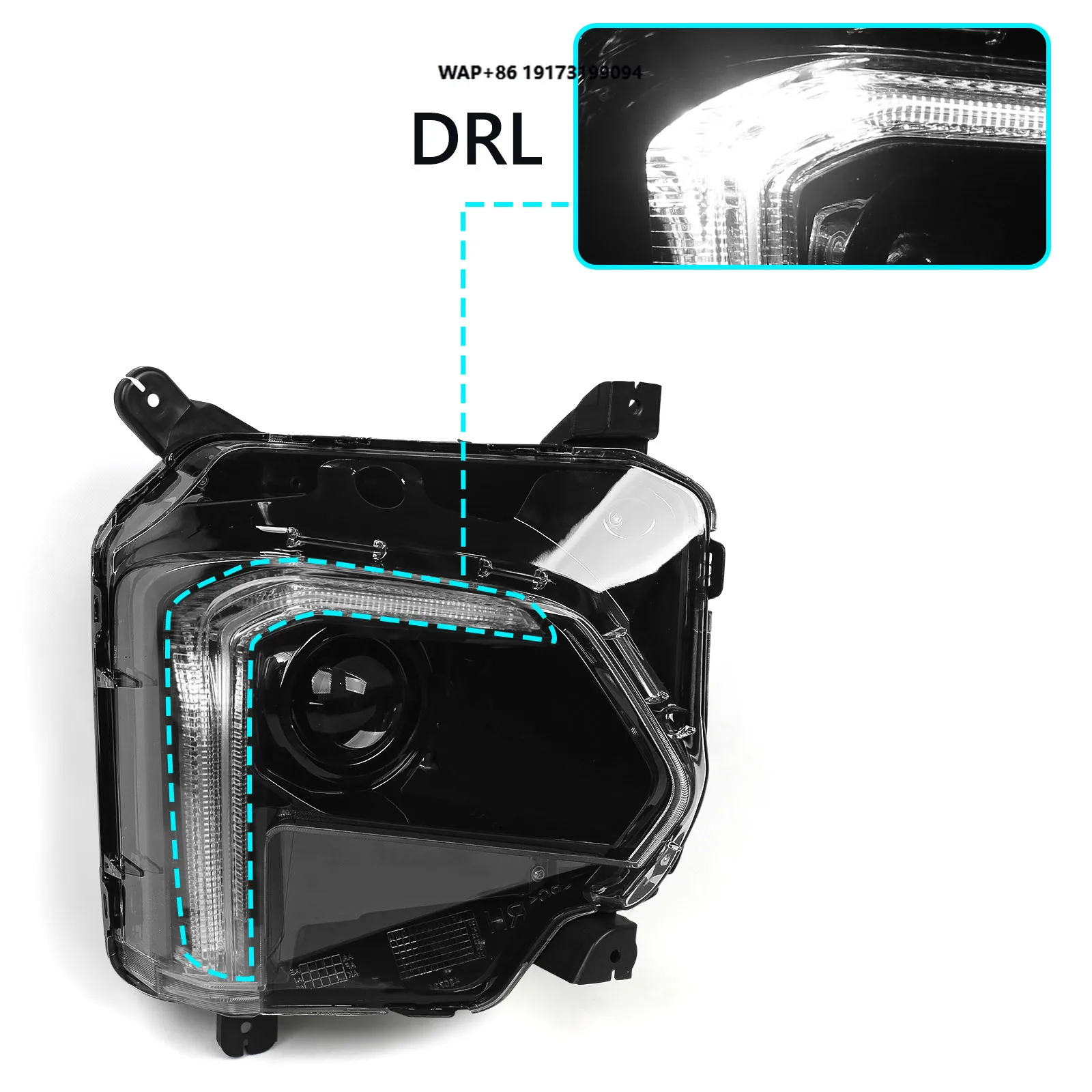 

Headlamp Headlight for Traverse 2022 2023 W/ Drl Oem 85523709 Lighting Technology LED