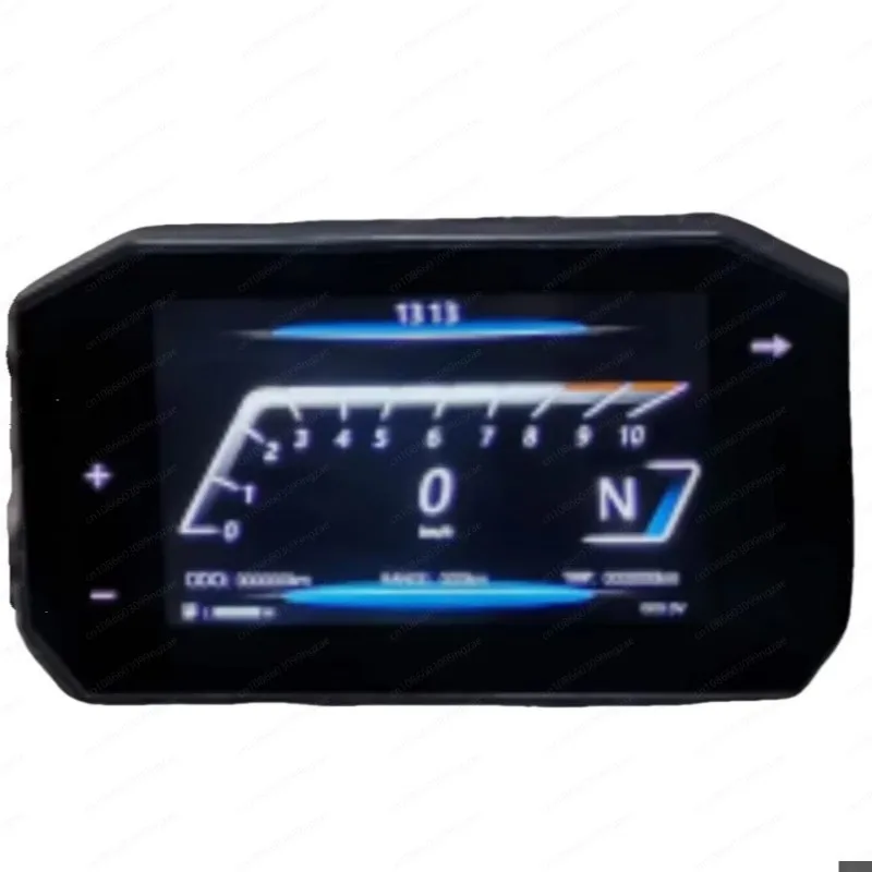 5 Inch TFT Wireless Casting Motorcycle Dashboard, CJ-V5-03 Digital Meter Fit Yuanqu Controller Non-OEM
