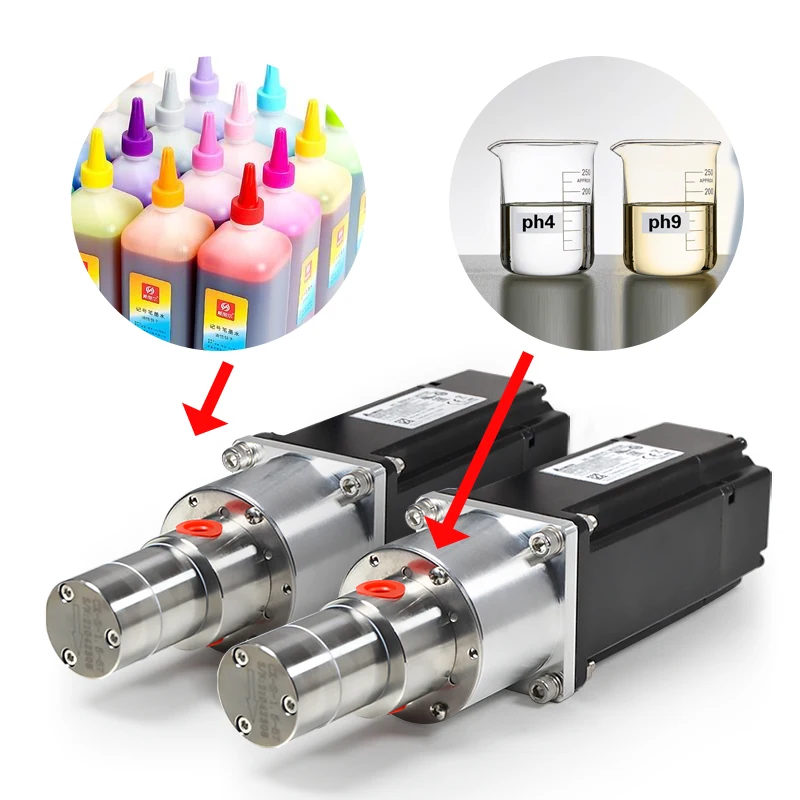 Jns Food Grade Alcohol Oil Transfer Pump Micro Magnetic Chemical Liquid Water Metering Dosing Gear Pumps