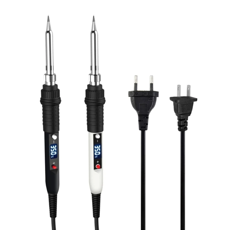 

Electric Soldering Iron 80W LCD Digital Display Adjustable Temperature Soldering Iron Tips Welding Solder Tools