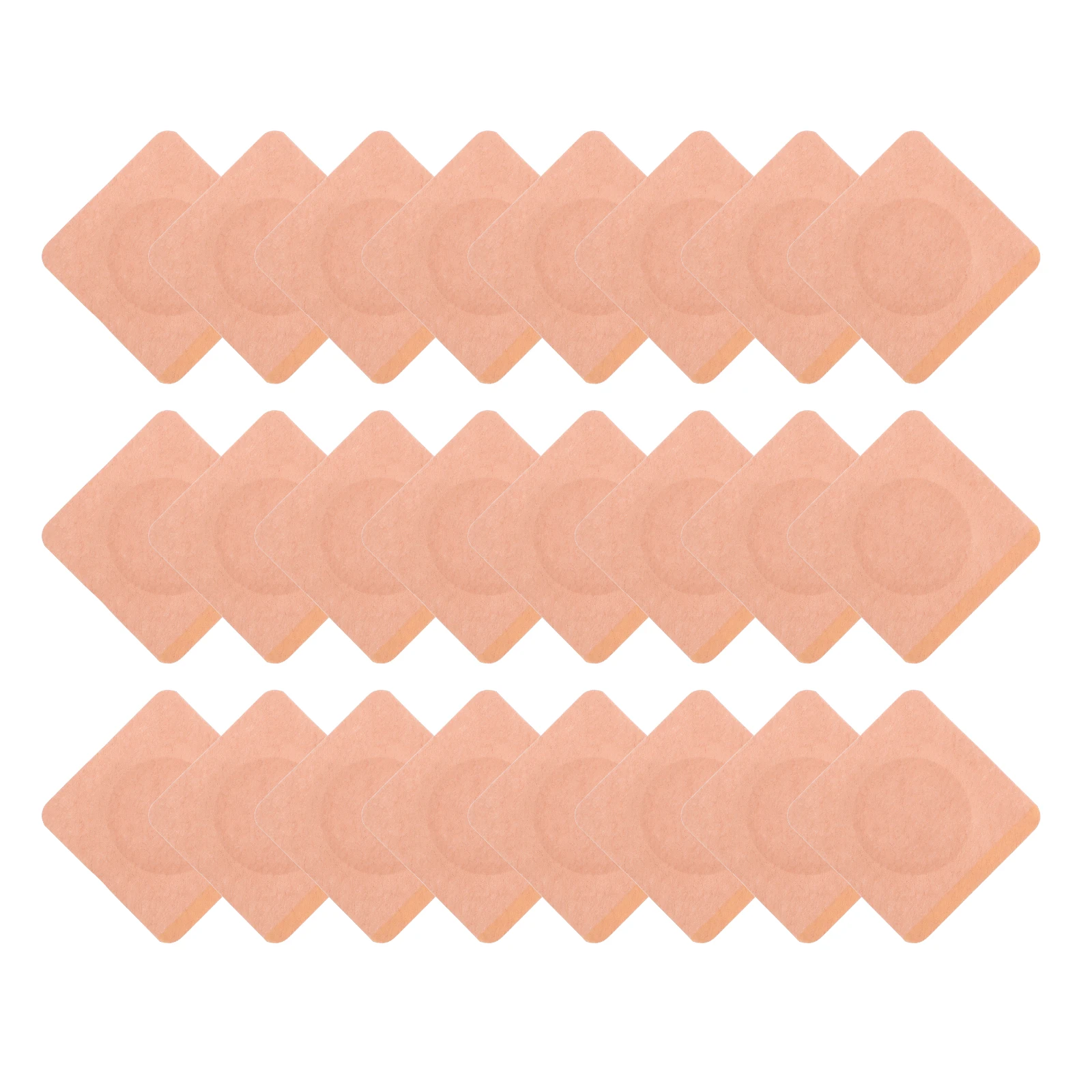 

30pcs Acupoint Patches Belly Fabric 8x8cm Light Brown Comfort Relief Adhesion Use Body Stickers Child Safe Foot