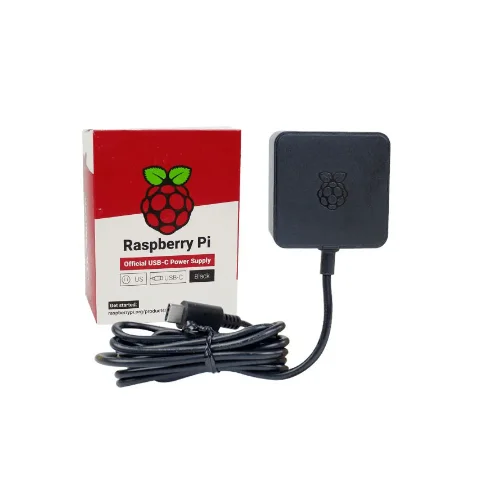 Avada Module-Raspberry Pi 4B de 4ème Génération, Alimentation Électrique, Blanc, Noir, 5V, 3A, Wild Type-C, Adaptateur 15 W, Original