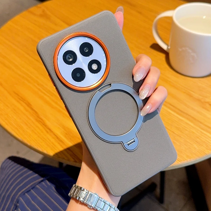 

Роскошный противоударный чехол с магнитной подставкой и уплотнительным кольцом для OnePlus 13 ACE 5 13R 13T ACE 5 Pro, противоударный чехол с беспроводной зарядкой Defender Cover Funda