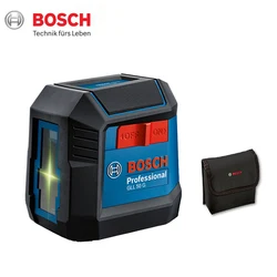 Bosch GLL 50G maszyna do profesjonalna laserowa poziomu 2 linia 15M poziomica laserowa Nivel narzędzia budowlane zielony Laser o dużej mocy