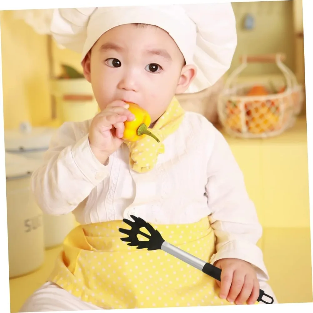 Силиконовая ложка-друшляк для лапши, гибкая кухонная ложка для домашнего ресторана, пищевая силиконовая устойчивая к царапинам посуда с