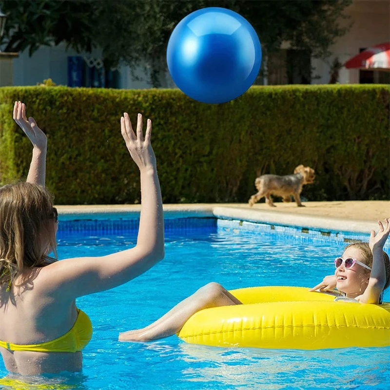 Ballon gonflable plongée d'été pour enfants, jouets colorés créatifs forme ronde pour bébé