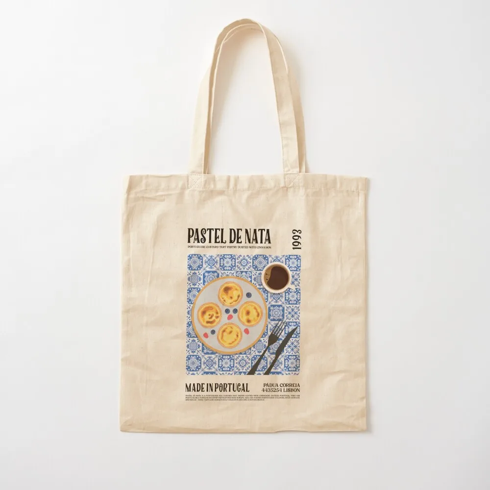 Pastel De Nata Wall Art Tote Bag tote bag university the tote bag Handbags women shopping cart bags