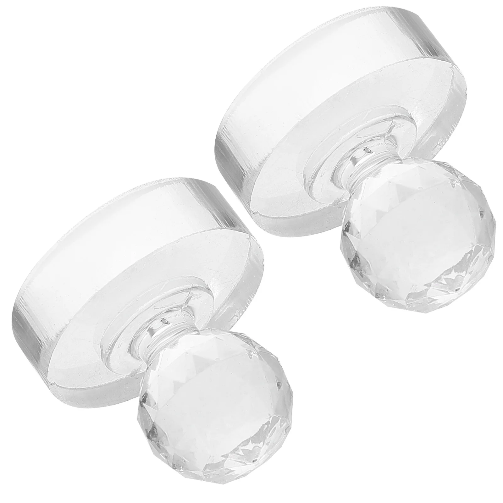 

2pcs Manual Muller Pigment Pestle Clear Small Portable Tool For Acrylic Watercolor Oil Painting Diy Home Use Multifunctional Art