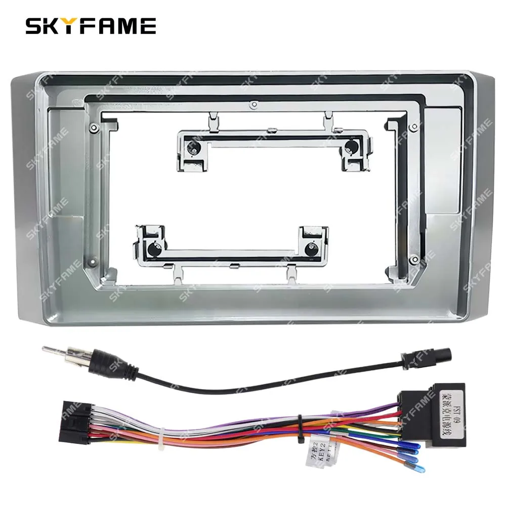 محول واجهة إطار سيارة SKYFAME ، راديو أندرويد ، طقم لوحة تركيب لوحة لوحة ، لفافة وتونلاند