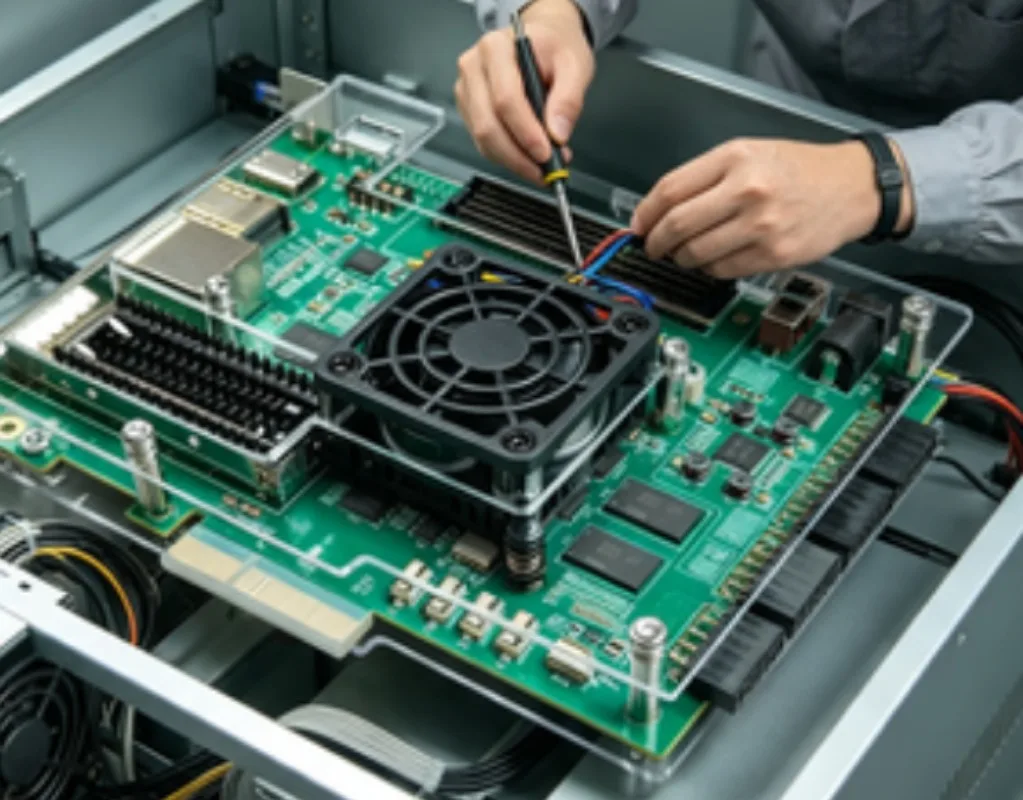 Multi‑interface Logic Mainboard, With High‑speed Optical Port, Network Port and Video Connector For Hardware Debugging