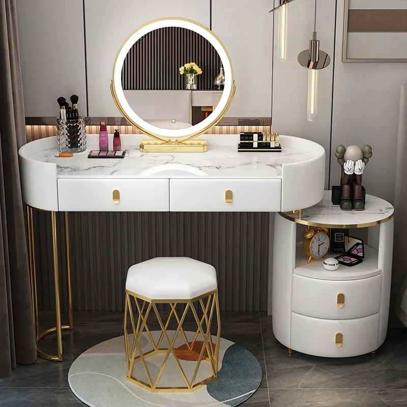 

Bedroom Light Dressing Table Handles Drawers Wood Chair Dressing Table Storage Mirror Coiffeuse De Chambre Salon Furniture