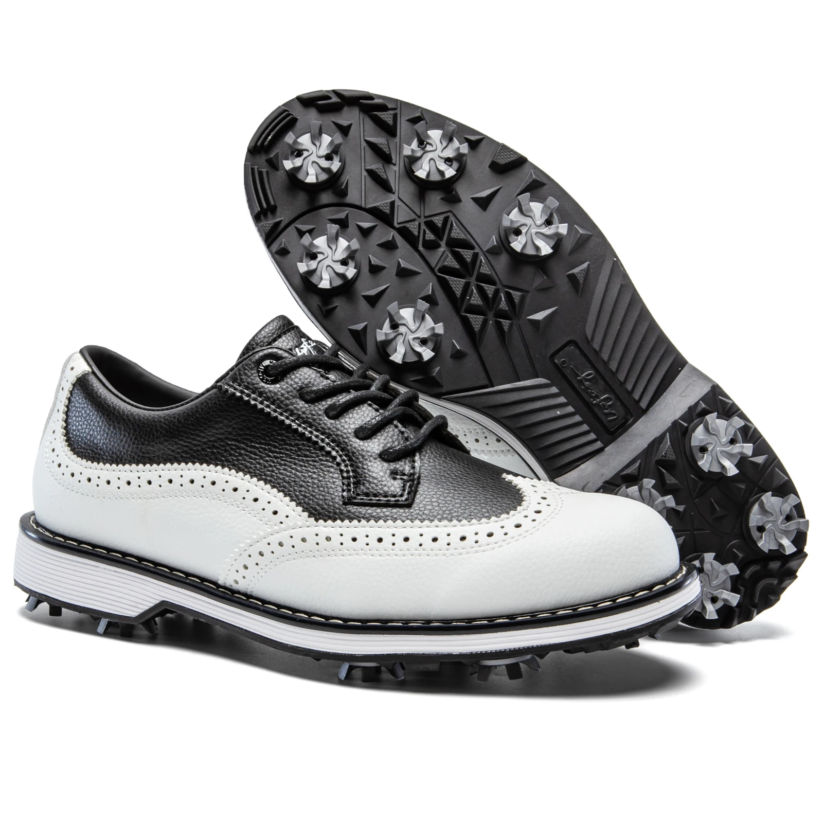 UOFEIY Softlite Professional Men's Golf Shoes Spiked Business Breathable Comfortable view 8