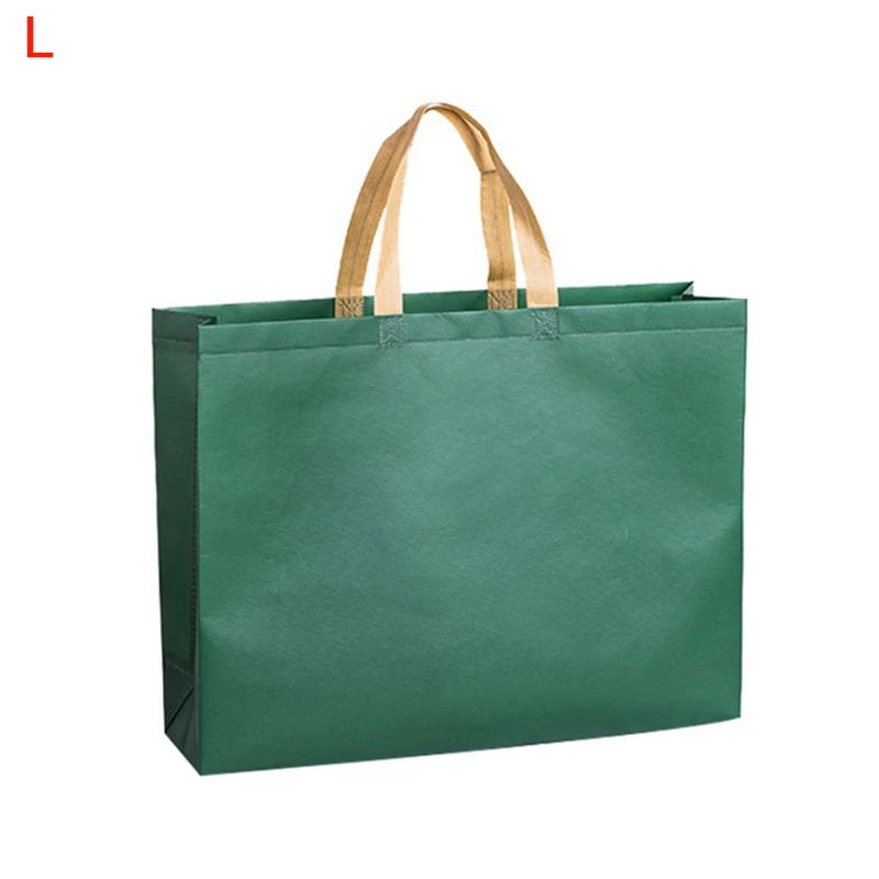 Reusable Non-woven Fabric Shopper Bag Cotton Fabric Women Shoulder Bags Non-woven Environmental Case Organizer Multifunction