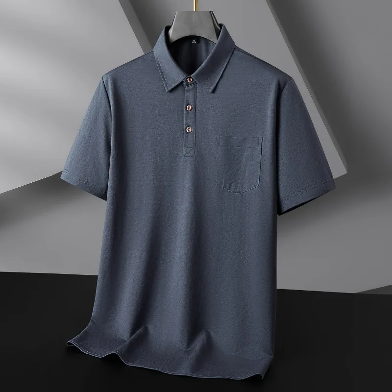 New Arrival Super Large Men's Cotton Linen Short Sleeved Base Summer Collar Linen T-shirt Plus Size XL XXL 3XL 4XL 5XL 6XL 7XL