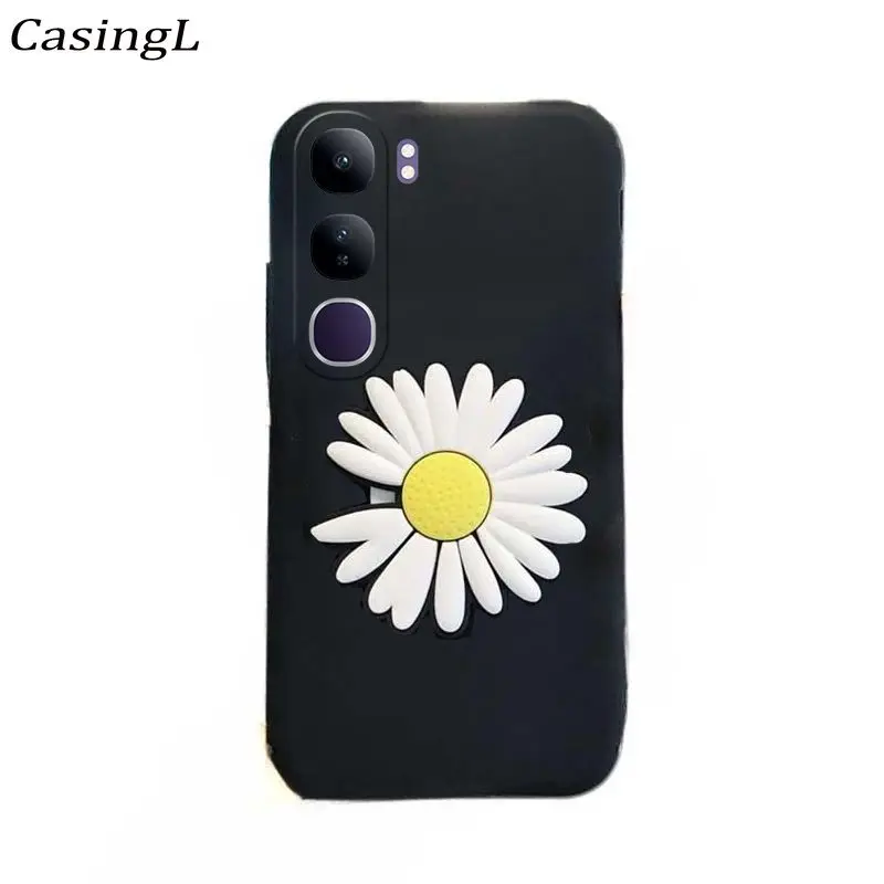 For vivo V40 Lite 4g/5G Prov40 vivo Case Chrysanthemum Ring Silicone Soft Shell For VIVO V40 pro V 40 v40 lite 4G Back Cover