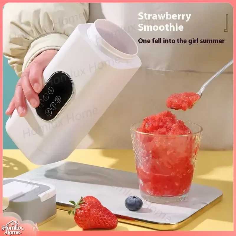 Portable Blender USB Rechargeable Juicer Cup for Smoothies Shakes Ice Crushing Mini Fruit Mixer Personal Size Travel