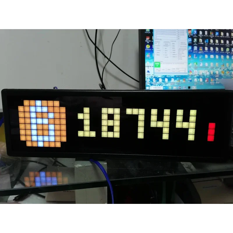 BTC Bitcoin Price Display/ Counter UP Of B Main Fan Count Of BilibiliU Station