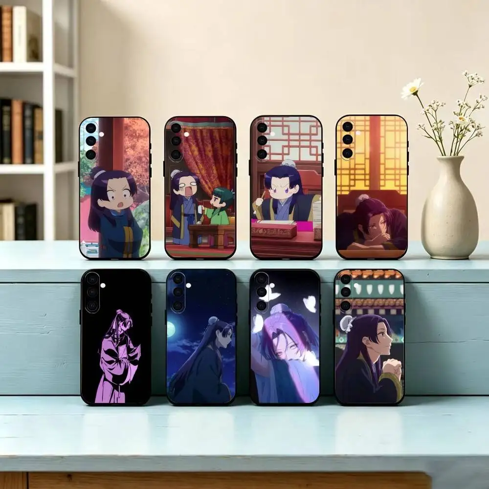 T-The Apothecary Diaries Jinshi Phone Case For Samsung Galaxy A73,A72,A71,A70,A53,A52,A51,Soft Silicone Black Cover