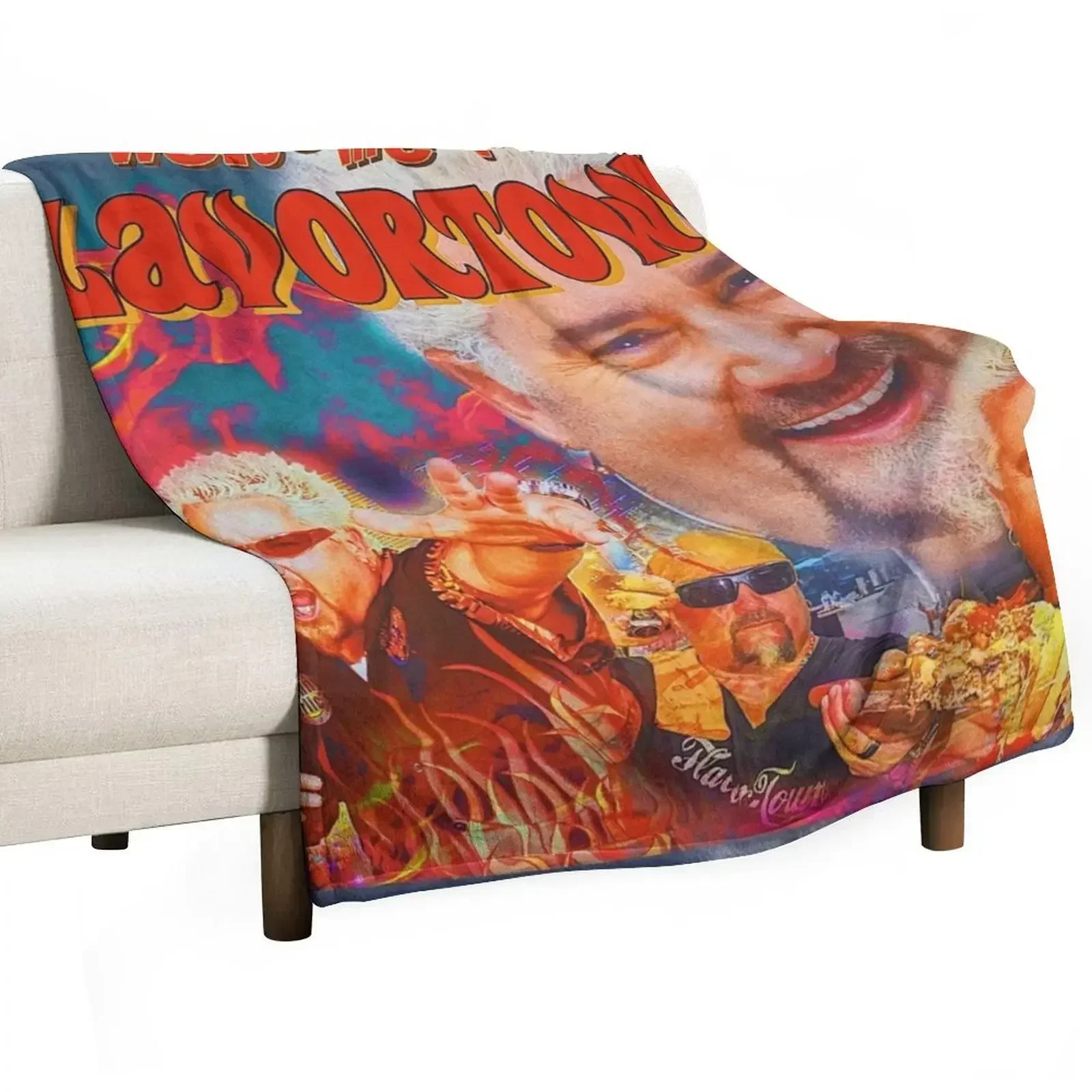 flavortown Throw Blanket Sofas Designers for babies Bed Decoratives Blankets For Baby Blankets