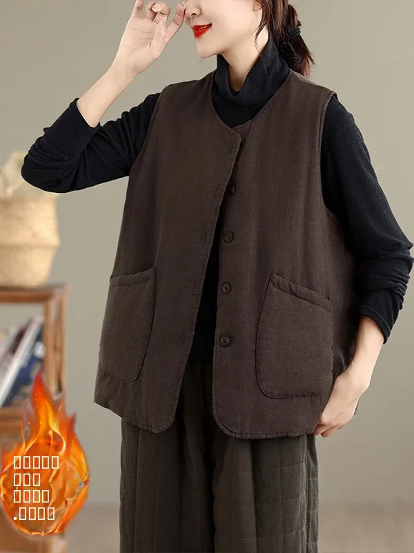 سترة قطنية لخريف وشتاء 2025 سترة نسائية من Faion Art الدفء Svel Jaet ملابس خارجية كلاسيكية ريترو Sle #3